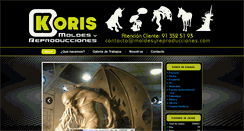 Desktop Screenshot of moldesyreproducciones.com